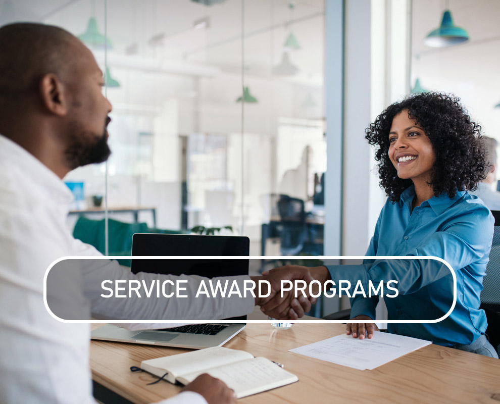 Service Award Programs recognize & reward employee service & dedication